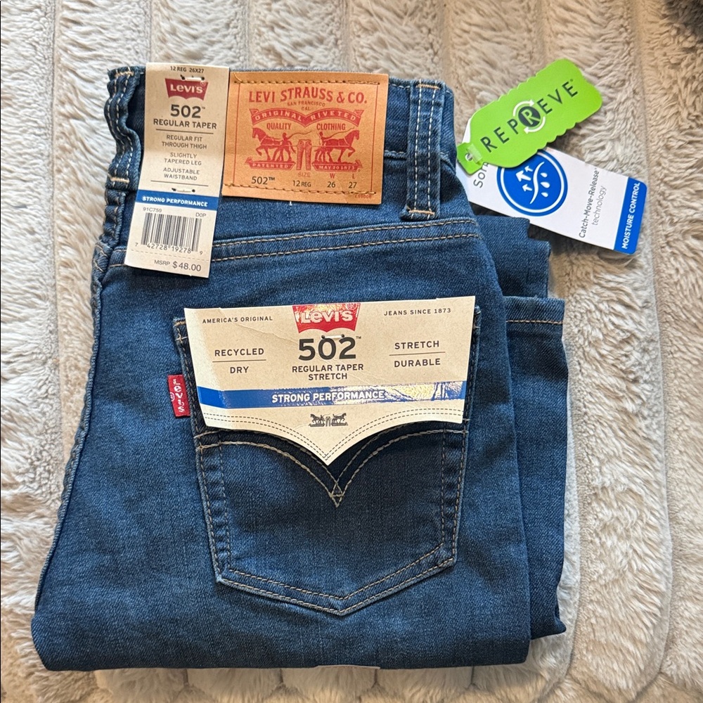 Levi's Men's Dark Blue Relaxed Jeans